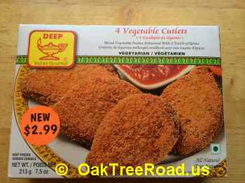 DEEP Vegetable Cutlets image © OaktreeRoad.us
