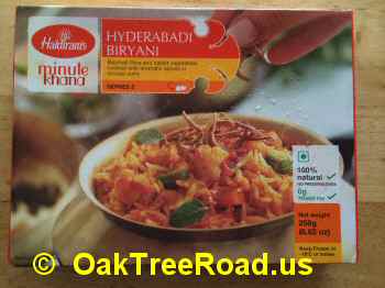 Haldiram Hyderabadi Biryani image © OaktreeRoad.us